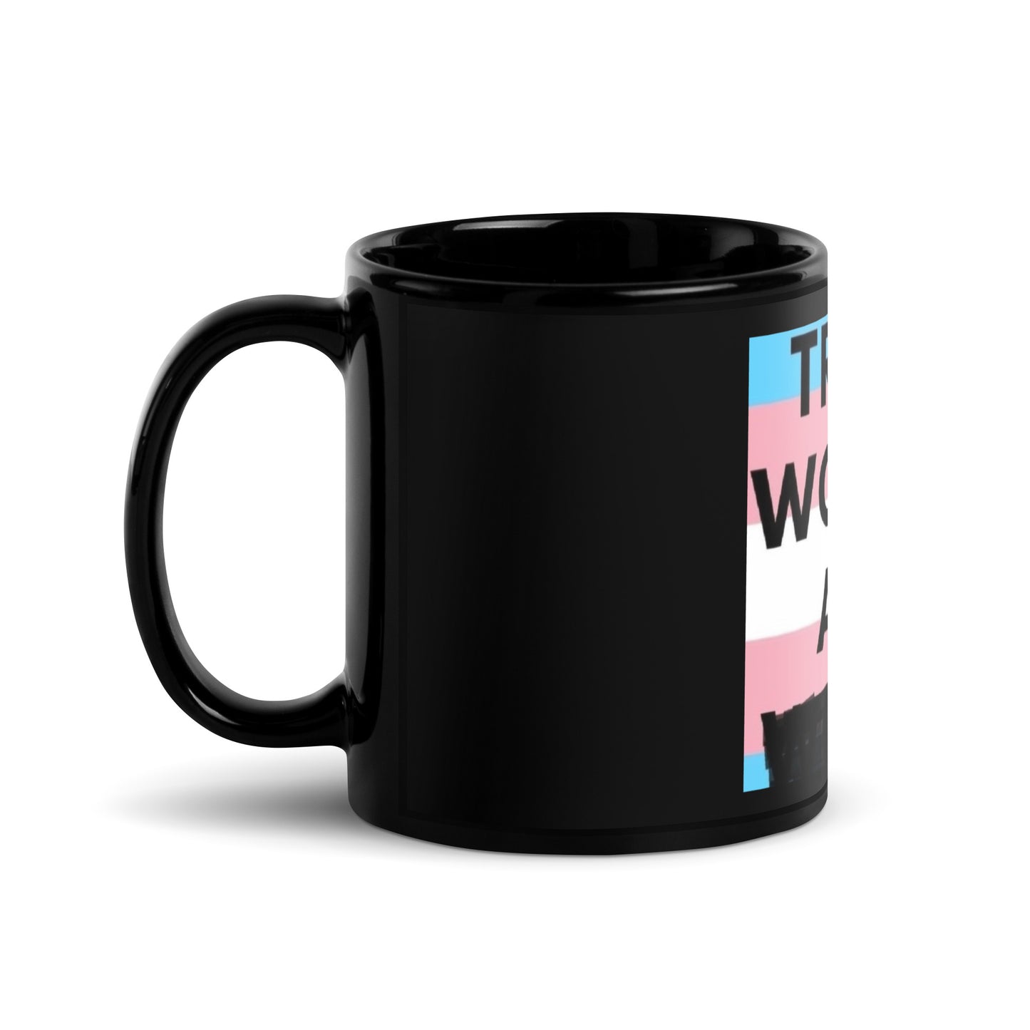 Trans Women are Men Black Glossy Mug