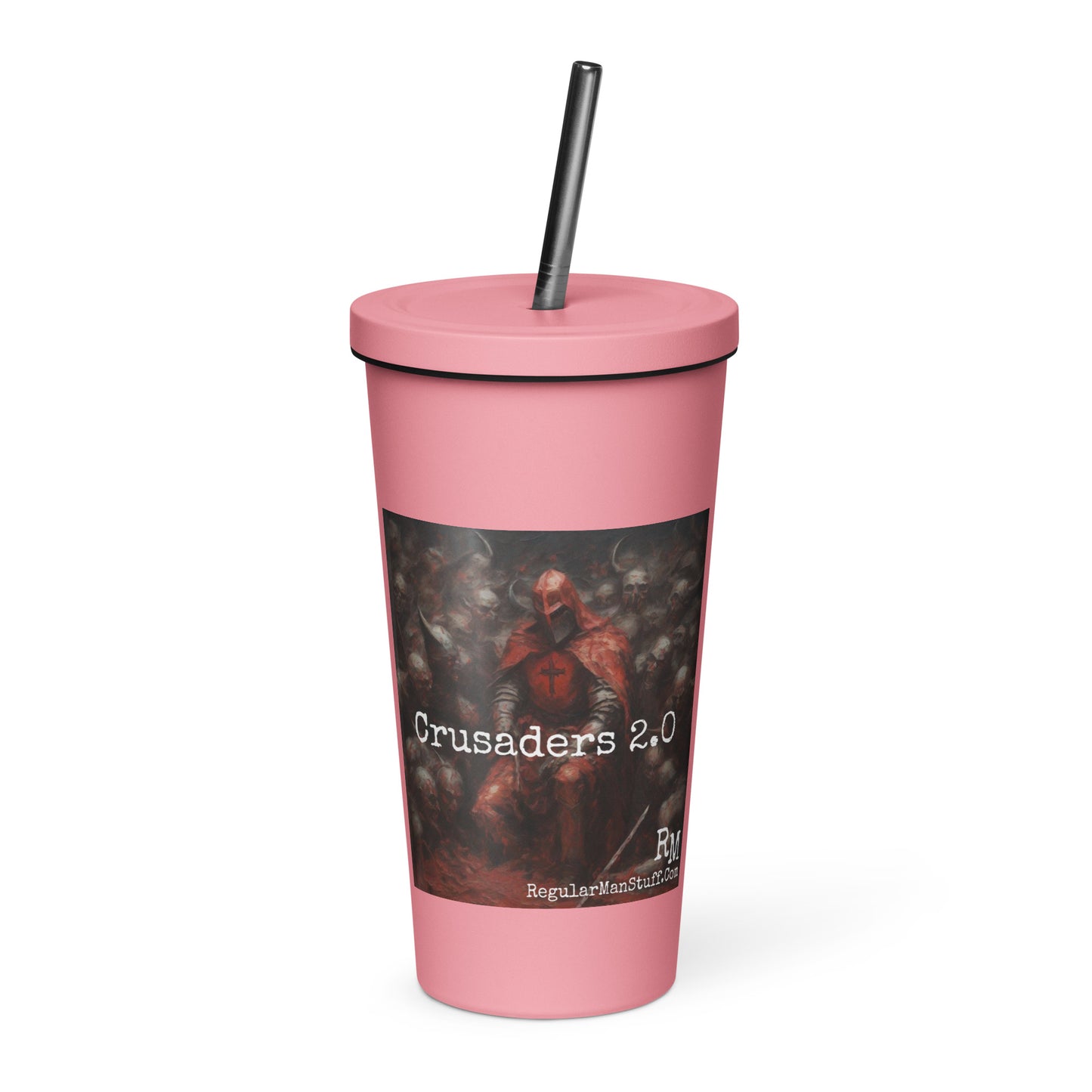Crusaders 2.0 Insulated tumbler with a straw