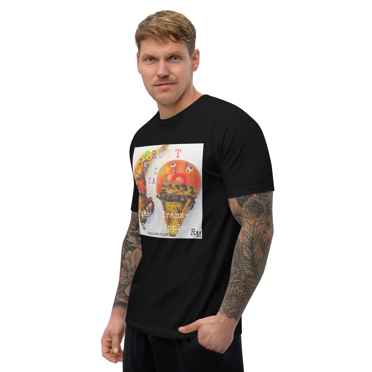 Fruit Affirming Care Men's Fitted S/S T-Shirt