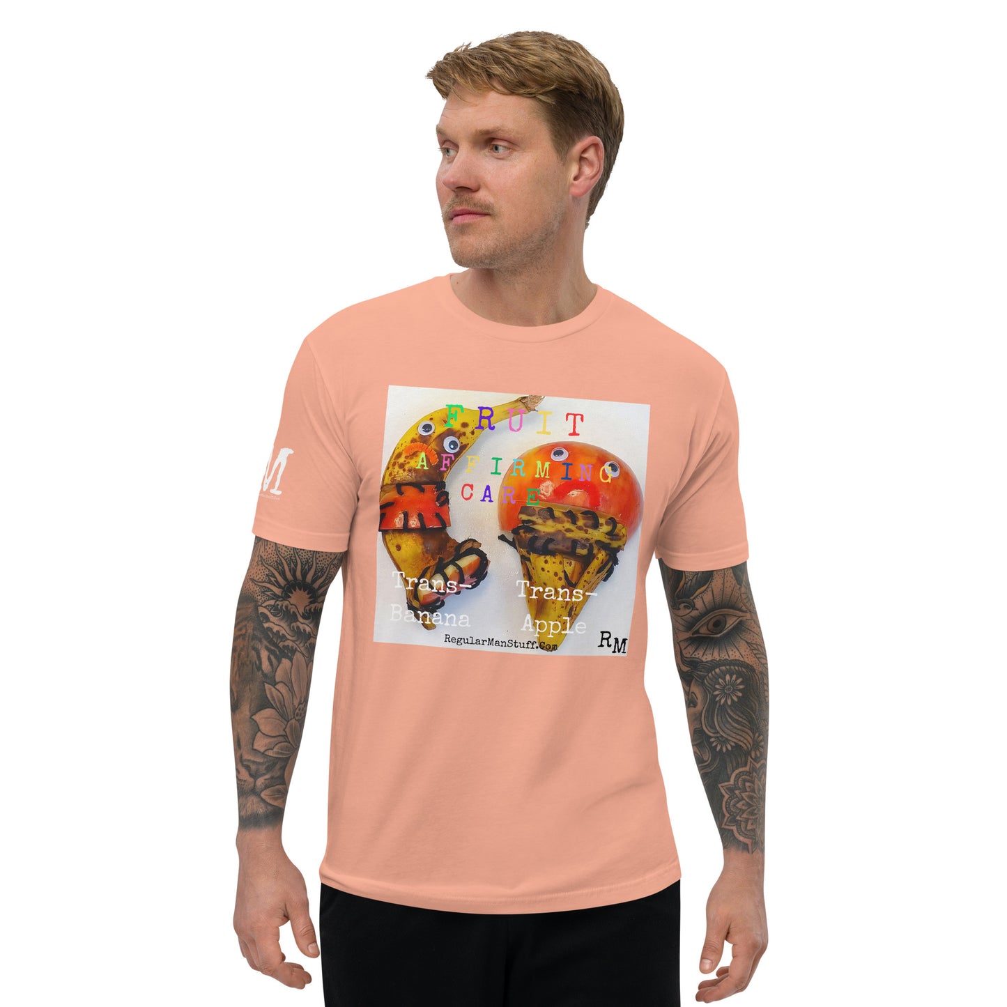 Fruit Affirming Care Men's Fitted S/S T-Shirt