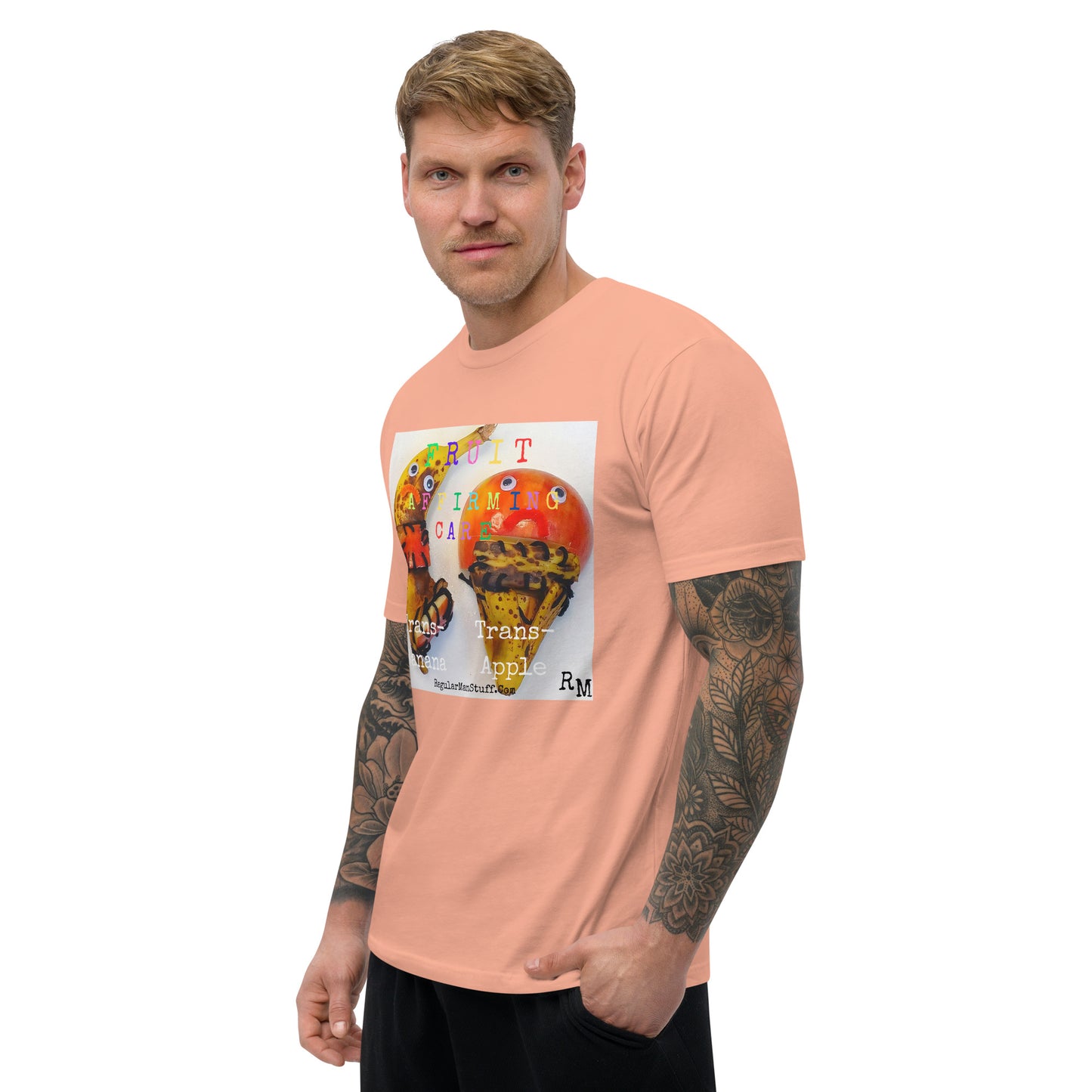 Fruit Affirming Care Men's Fitted S/S T-Shirt