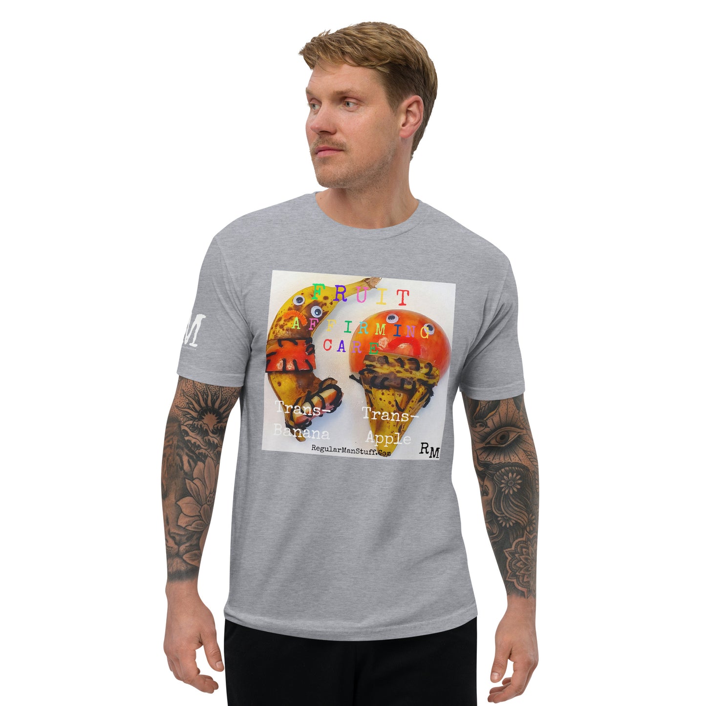 Fruit Affirming Care Men's Fitted S/S T-Shirt