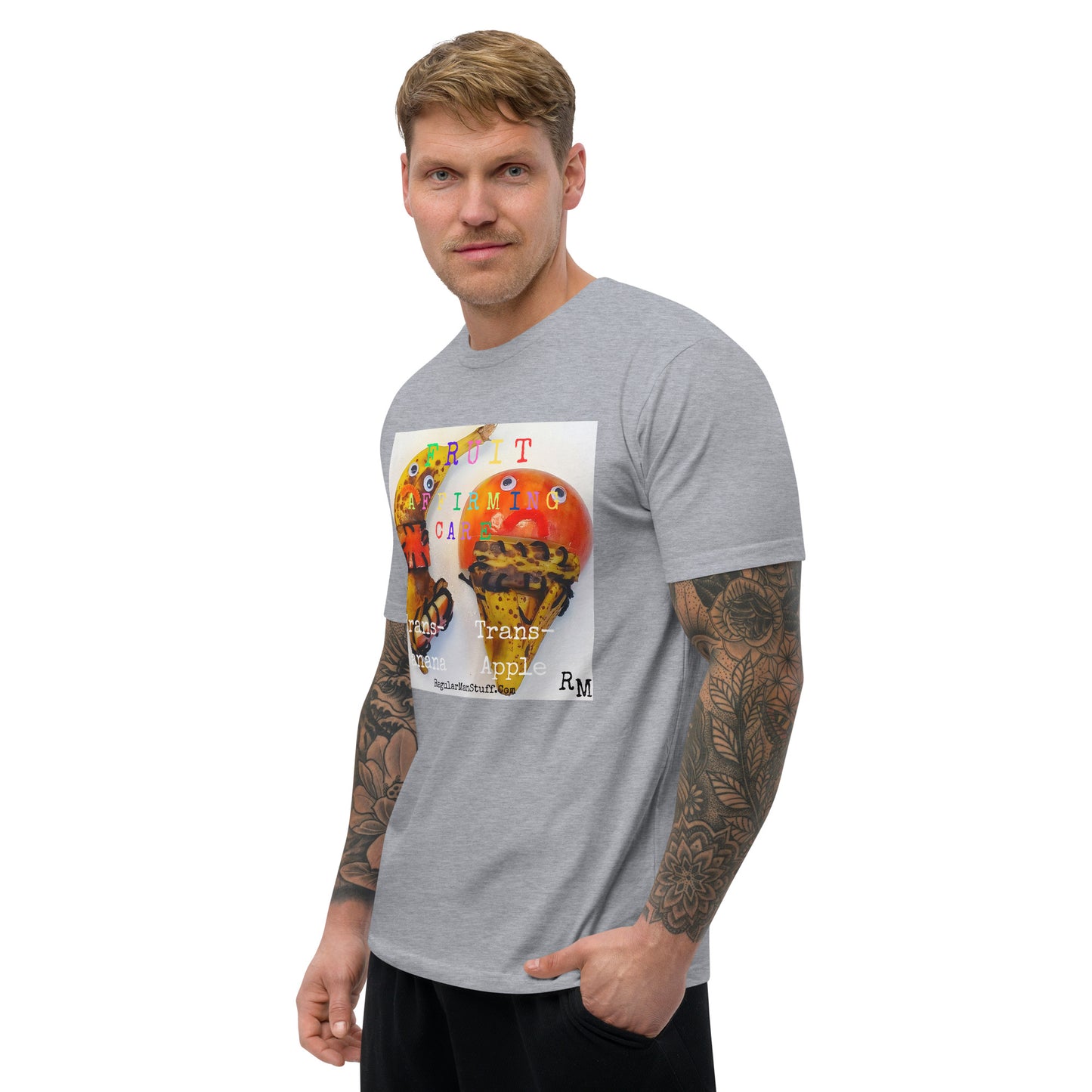 Fruit Affirming Care Men's Fitted S/S T-Shirt