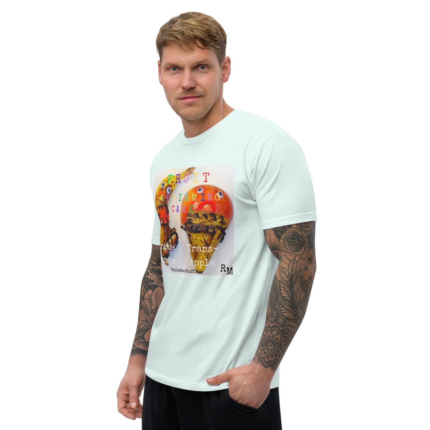Fruit Affirming Care Men's Fitted S/S T-Shirt
