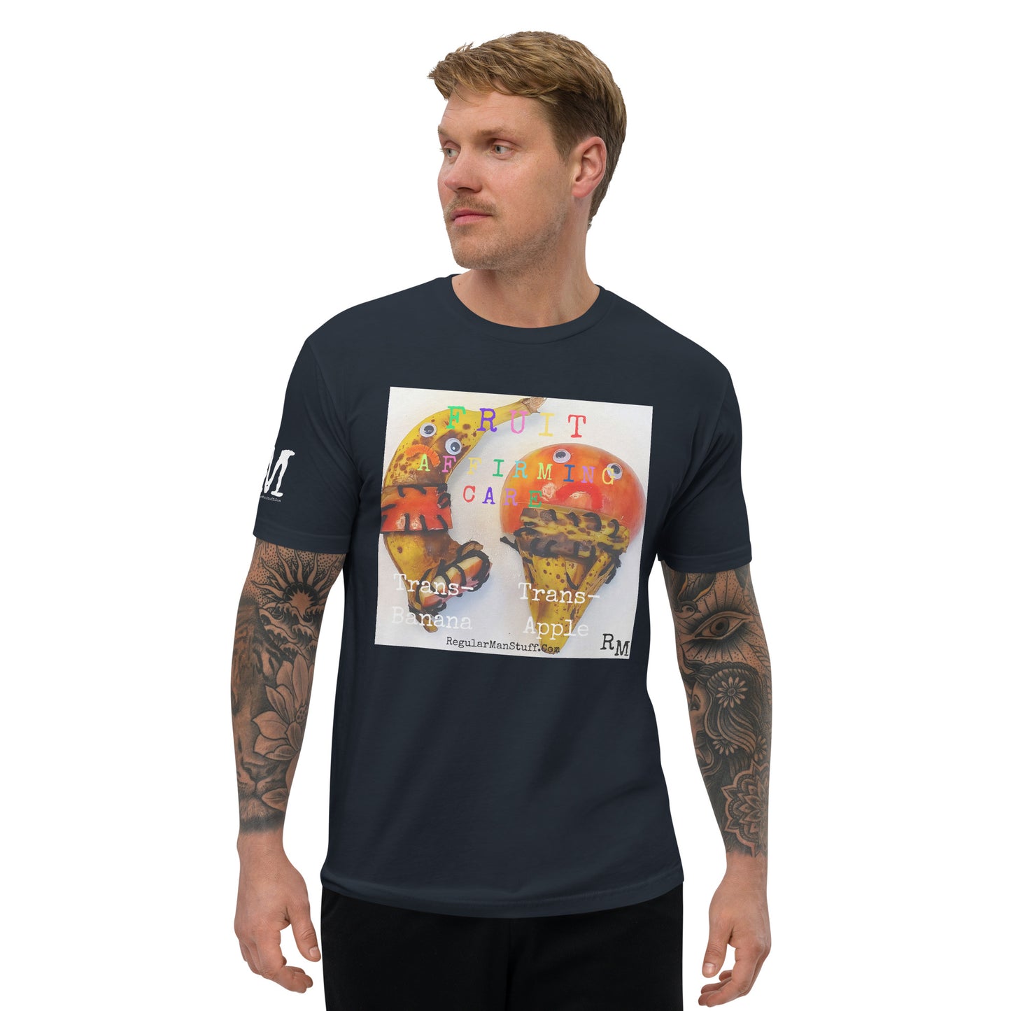 Fruit Affirming Care Men's Fitted S/S T-Shirt