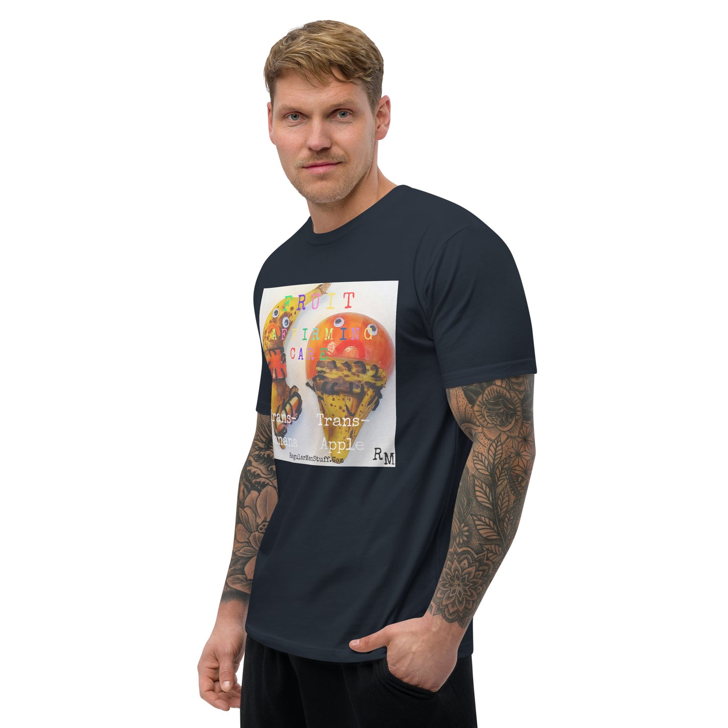 Fruit Affirming Care Men's Fitted S/S T-Shirt