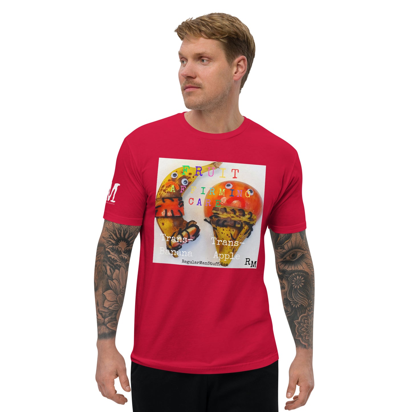 Fruit Affirming Care Men's Fitted S/S T-Shirt