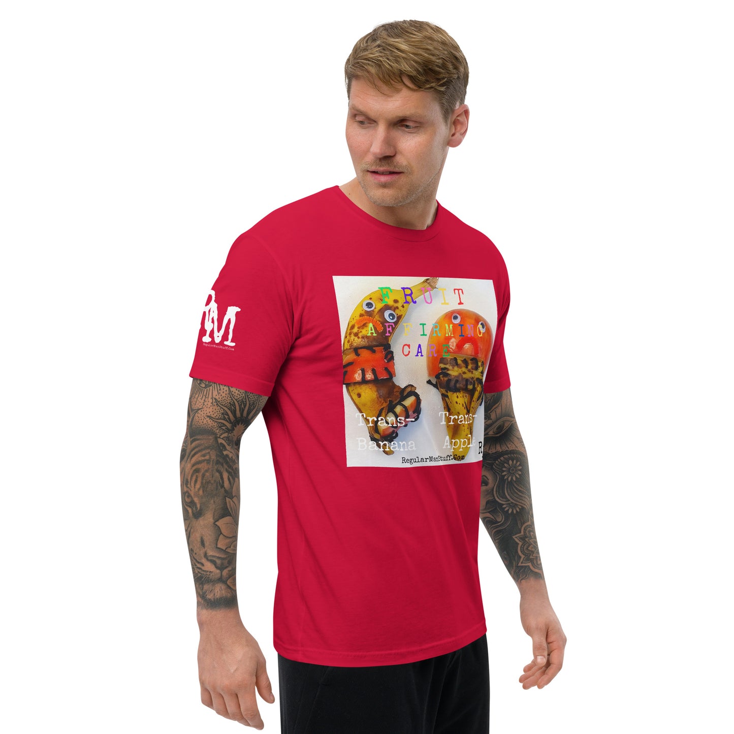 Fruit Affirming Care Men's Fitted S/S T-Shirt