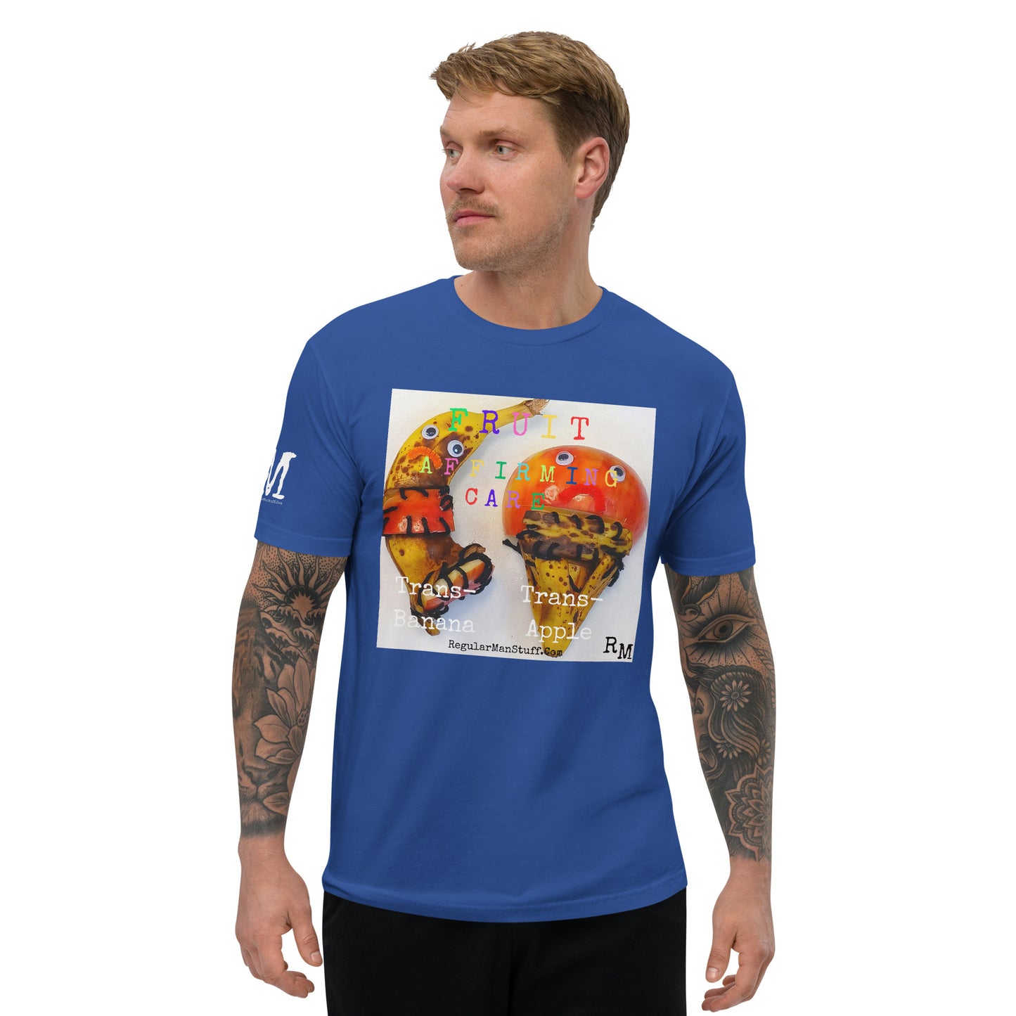Fruit Affirming Care Men's Fitted S/S T-Shirt