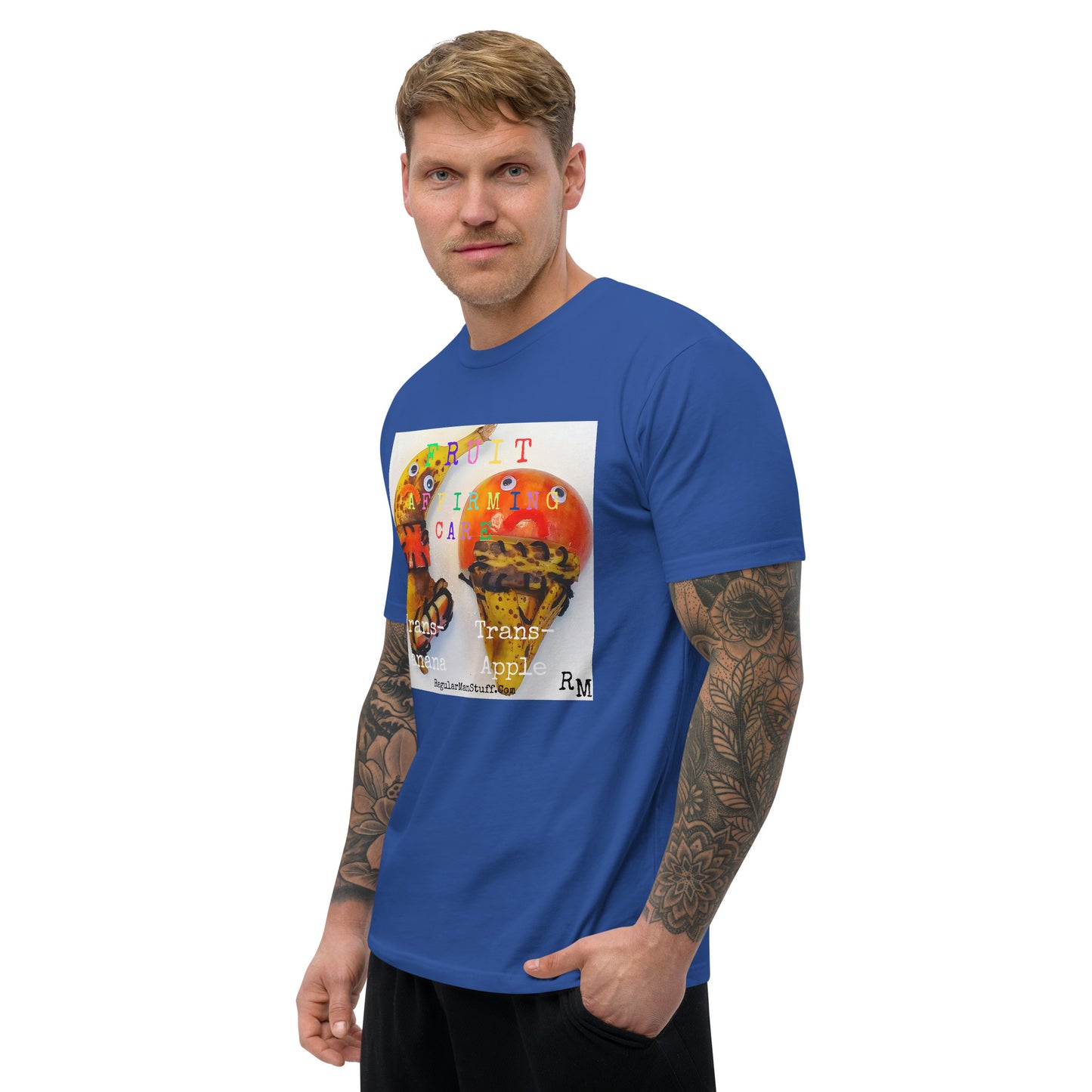 Fruit Affirming Care Men's Fitted S/S T-Shirt