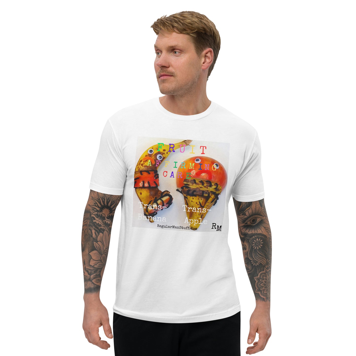 Fruit Affirming Care Men's Fitted S/S T-Shirt