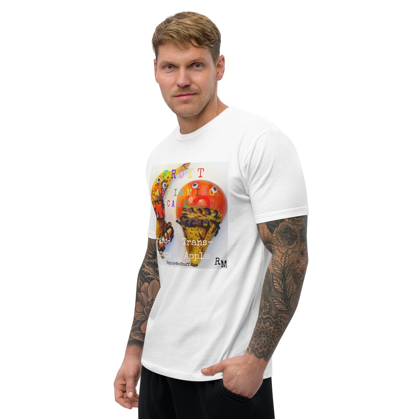 Fruit Affirming Care Men's Fitted S/S T-Shirt