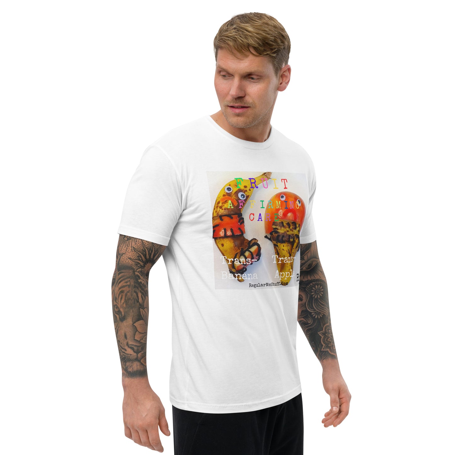 Fruit Affirming Care Men's Fitted S/S T-Shirt