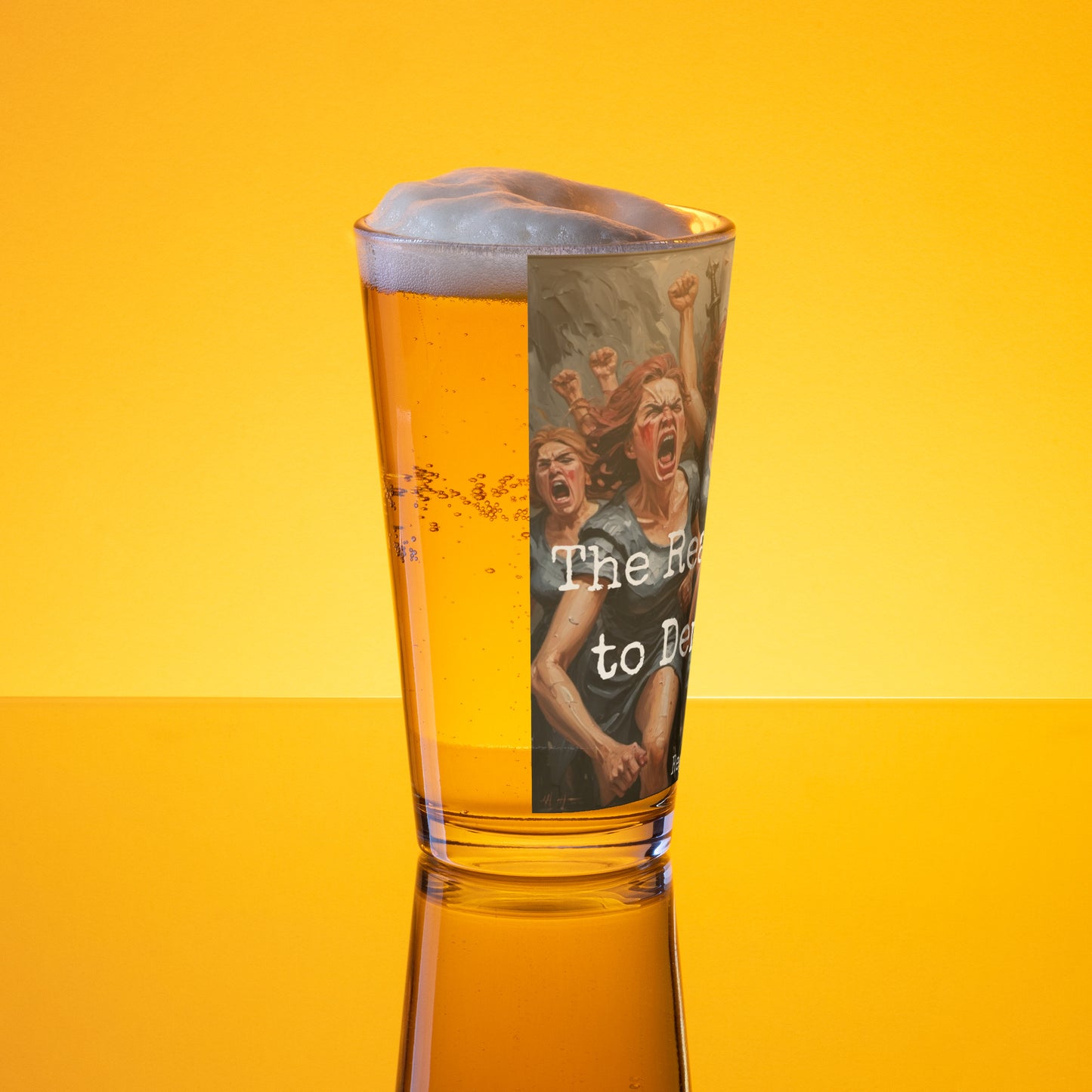 Liberal Women Shaker pint glass, pounder