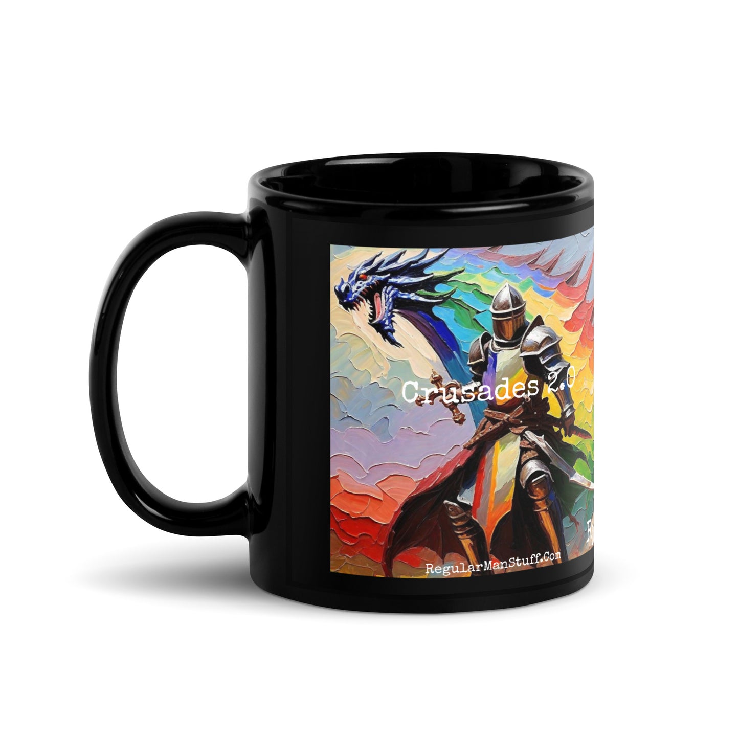 Crusades 2.0 Black Glossy Mug