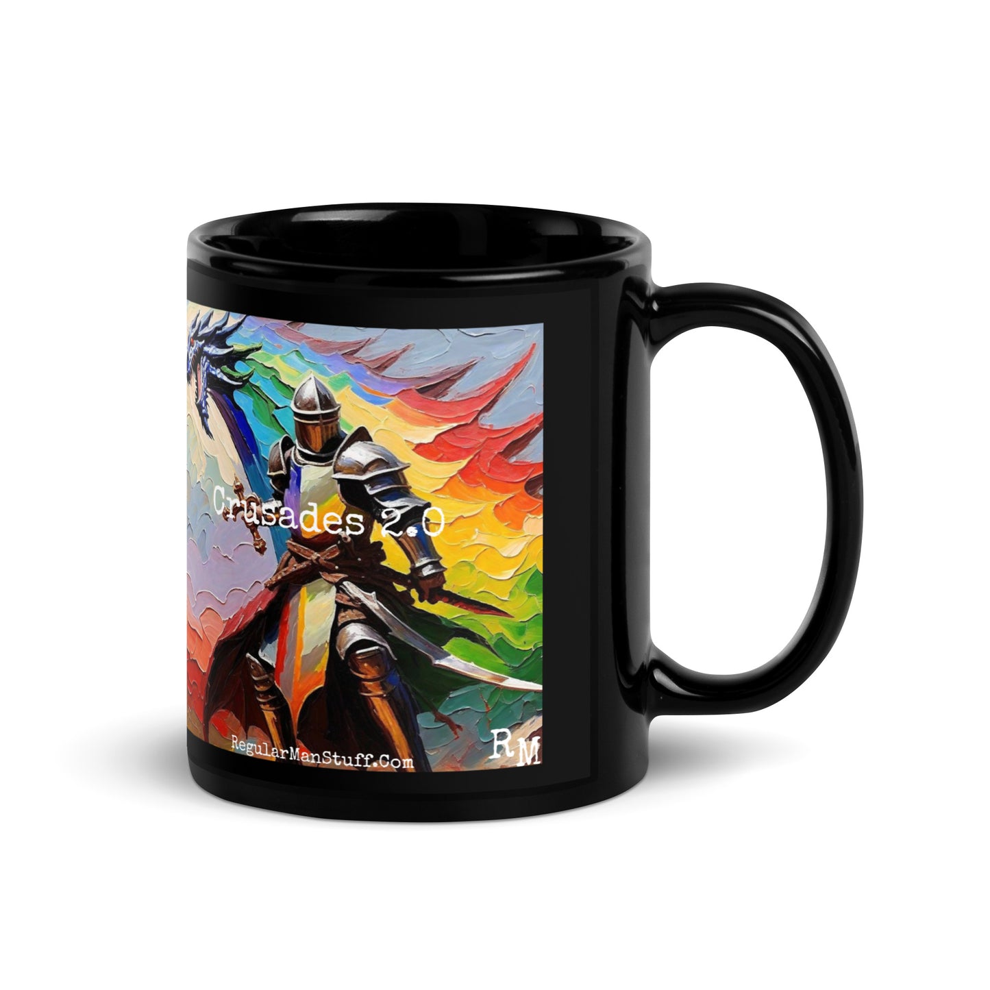 Crusades 2.0 Black Glossy Mug