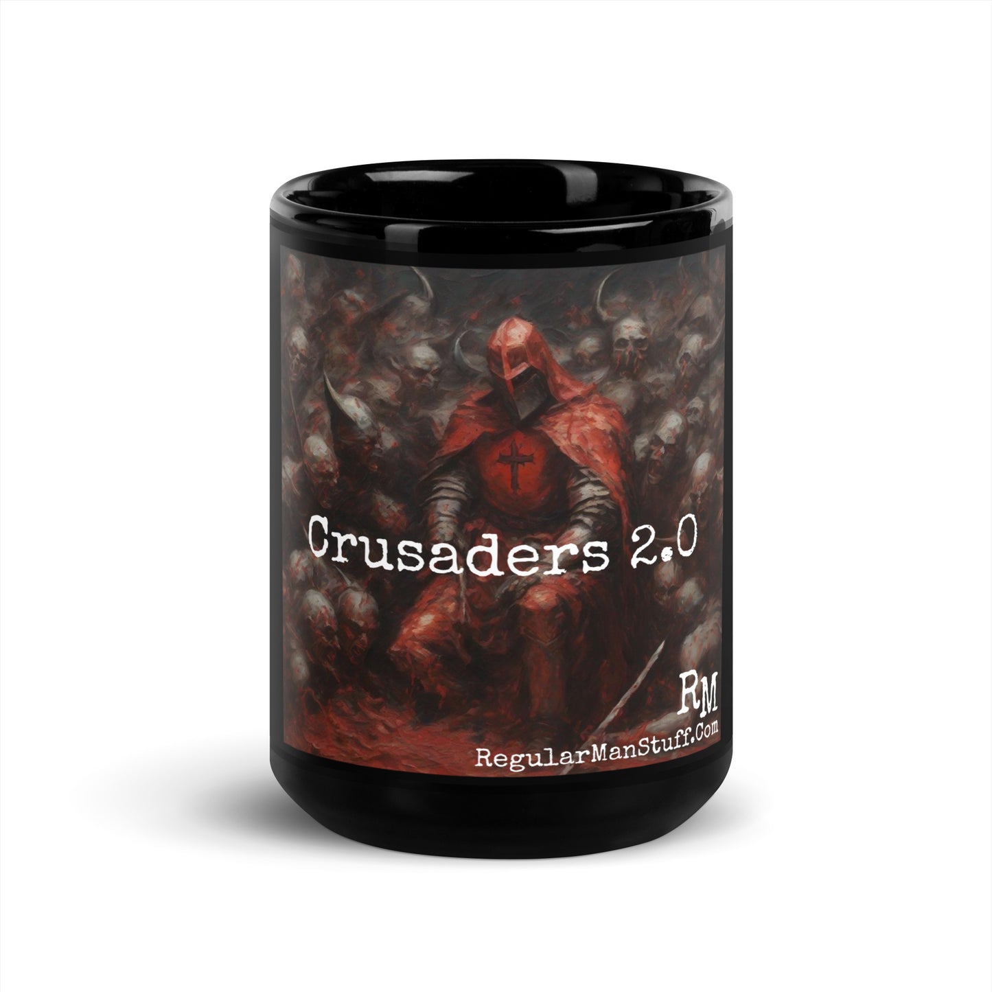 Crusaders 2.0 Black Glossy Mug