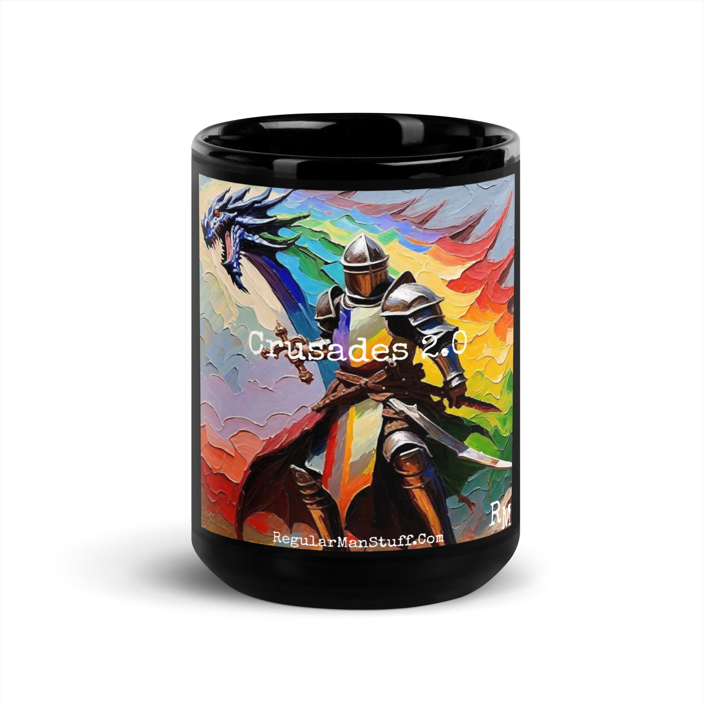 Crusades 2.0 Black Glossy Mug