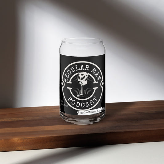 Podcast Can-shaped glass