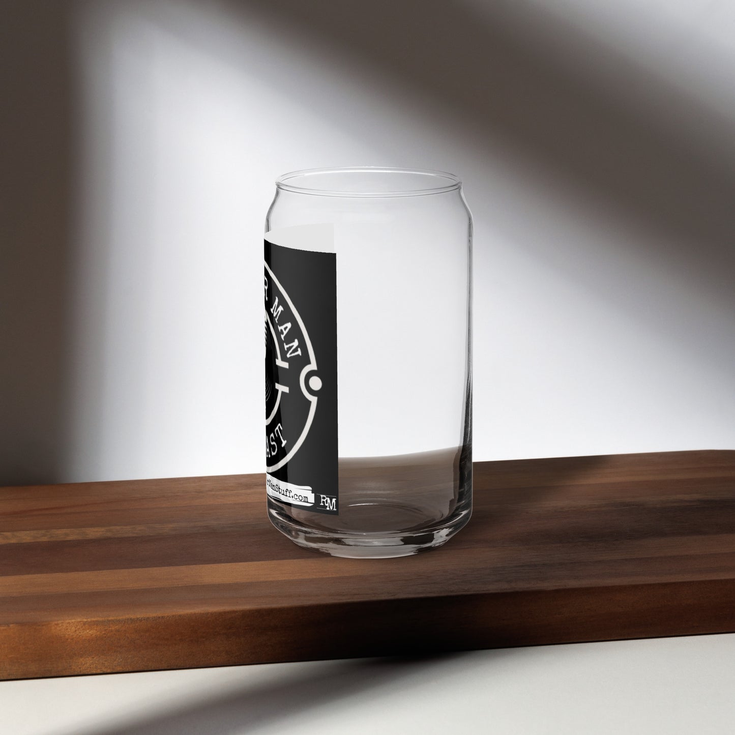 Podcast Can-shaped glass