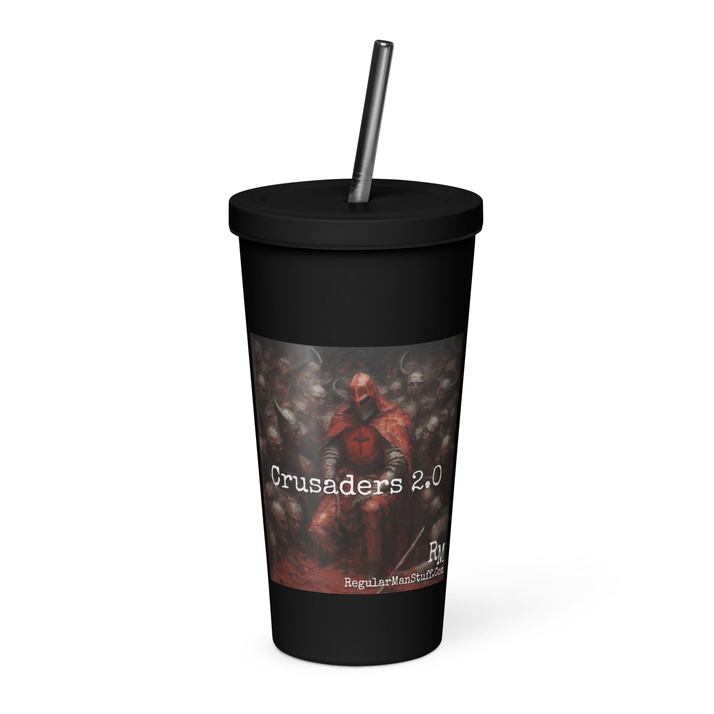 Crusaders 2.0 Insulated tumbler with a straw