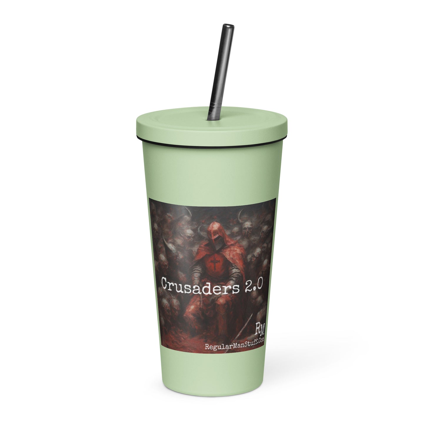 Crusaders 2.0 Insulated tumbler with a straw