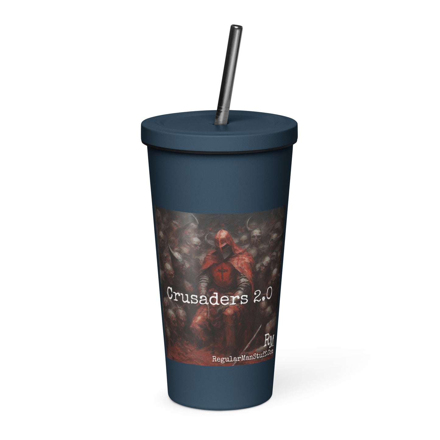 Crusaders 2.0 Insulated tumbler with a straw