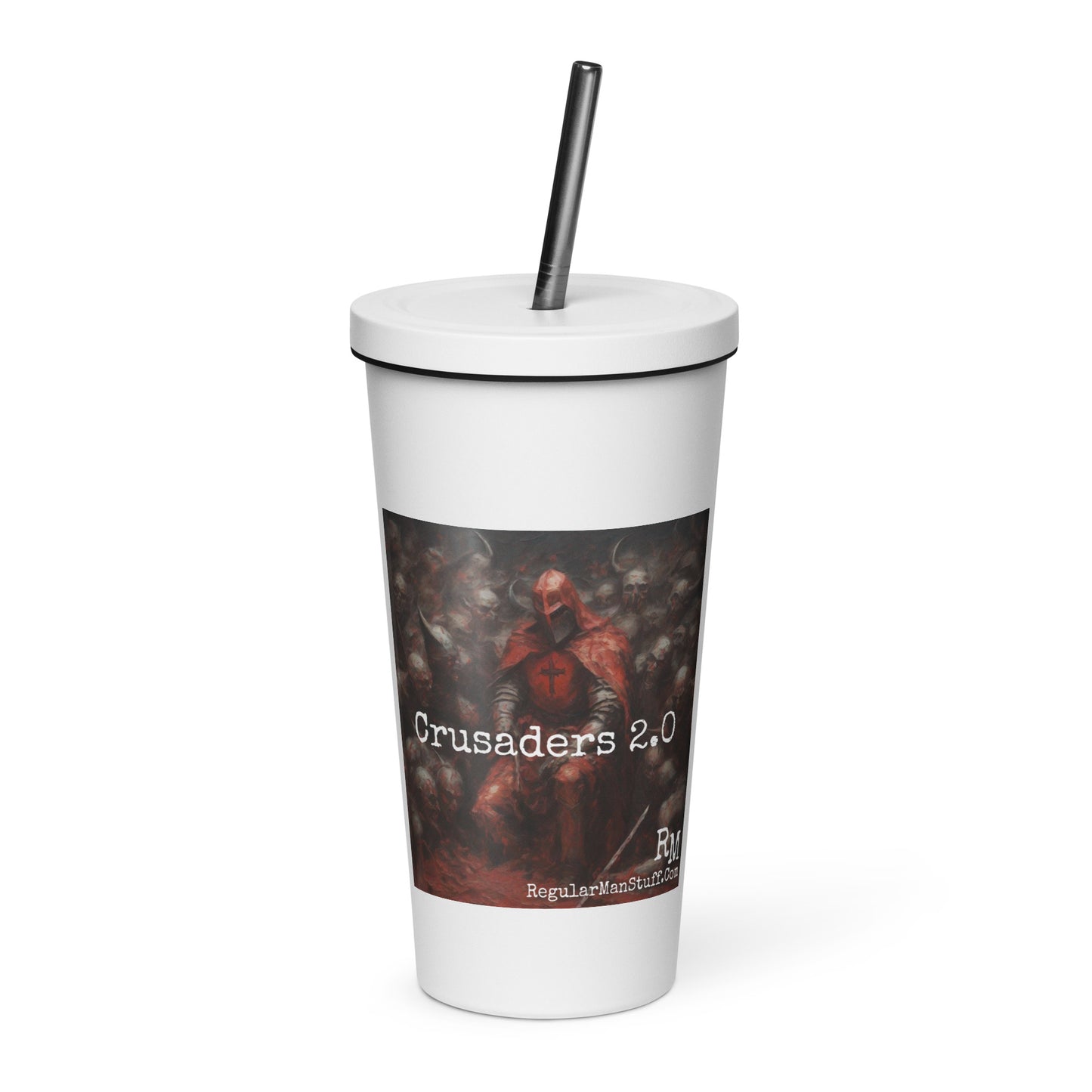 Crusaders 2.0 Insulated tumbler with a straw