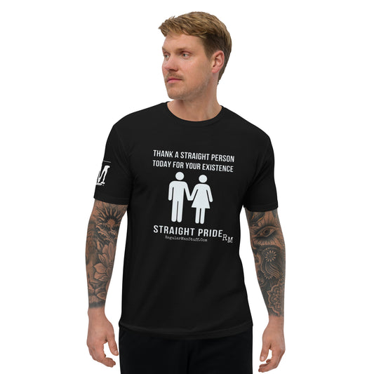 Straight Pride Fitted Men's S/S T-shirt