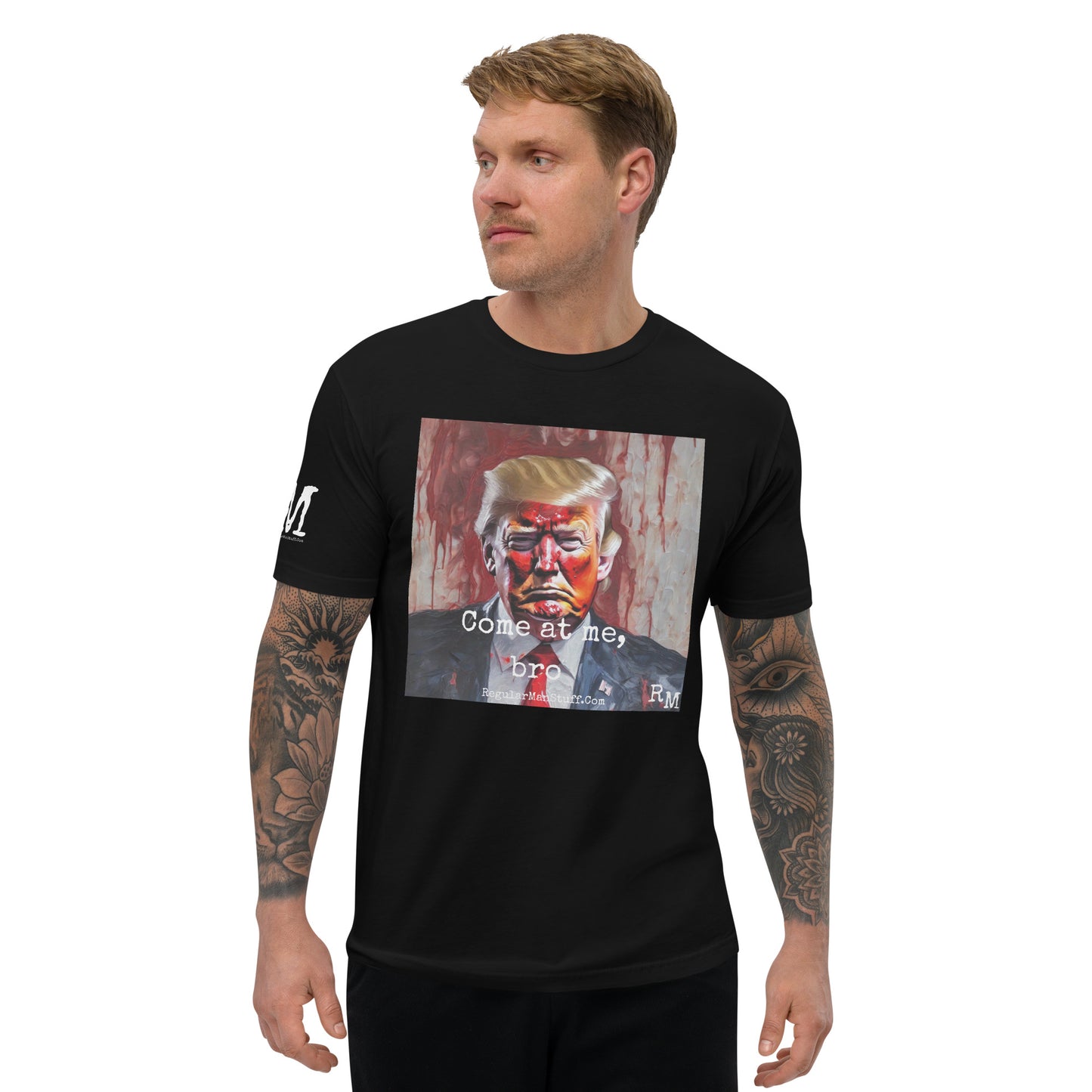 MAGA Come at Me, Bro Fitted SS T-shirt