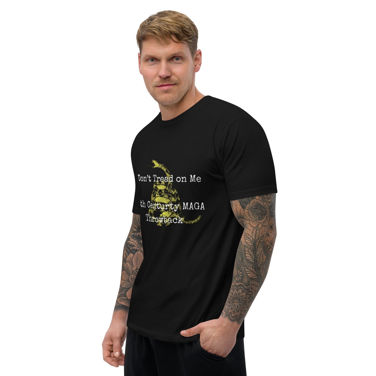 MAGA Gadsden Men's Fitted S/S T-shirt