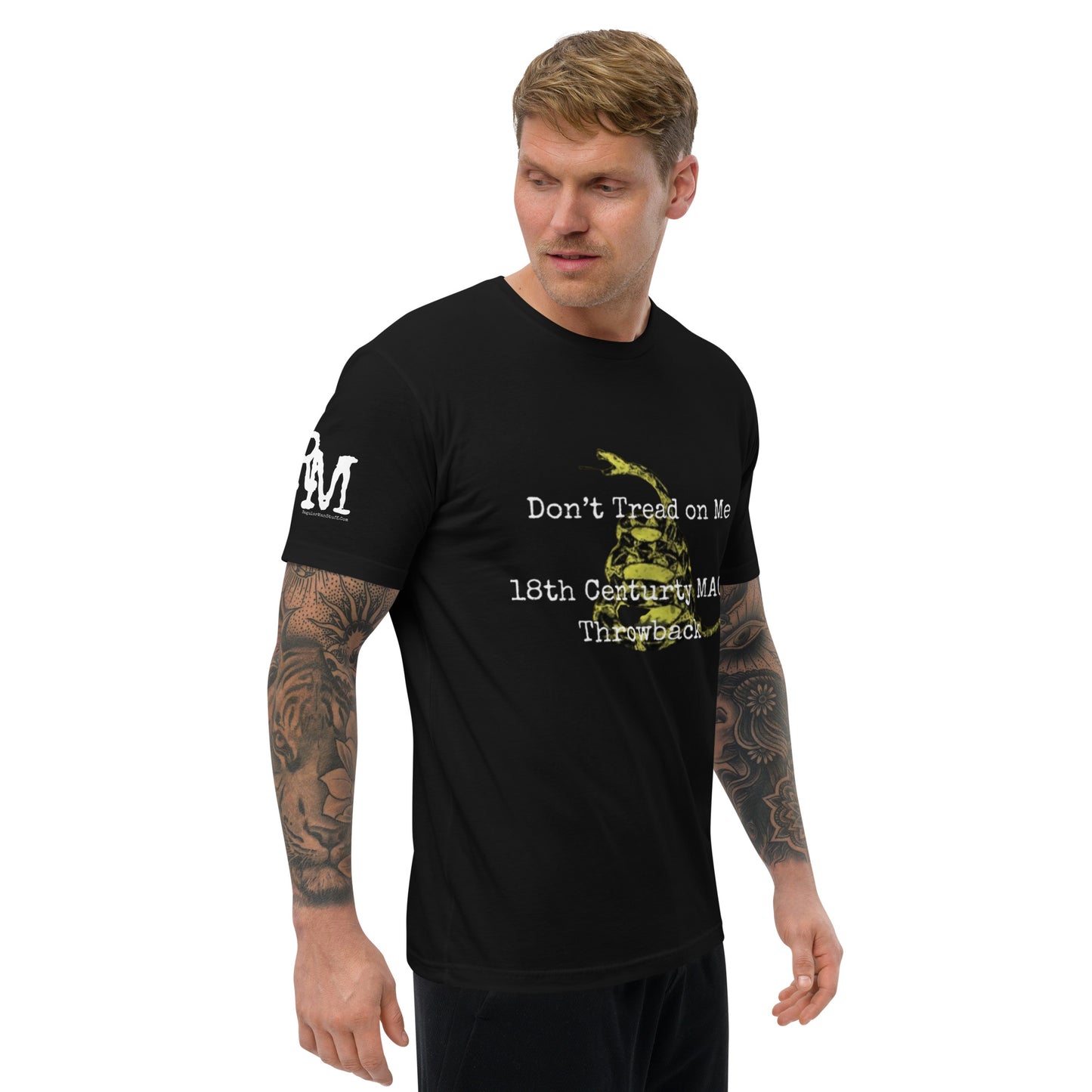 MAGA Gadsden Men's Fitted S/S T-shirt