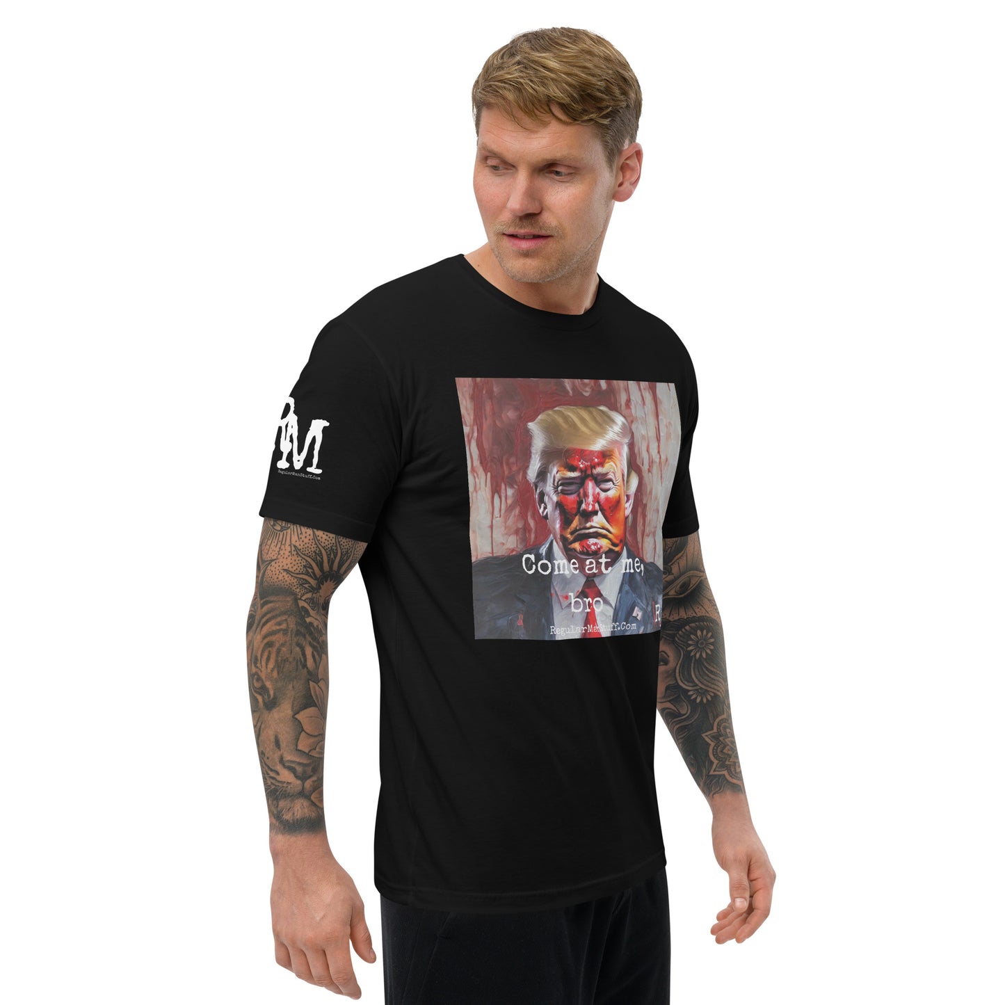 MAGA Come at Me, Bro Fitted SS T-shirt