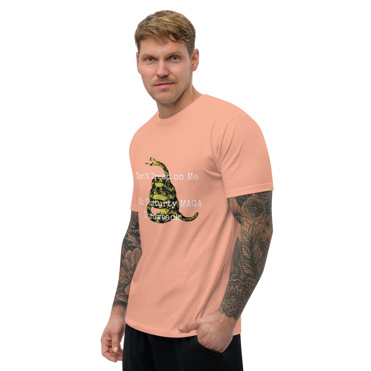 MAGA Gadsden Men's Fitted S/S T-shirt