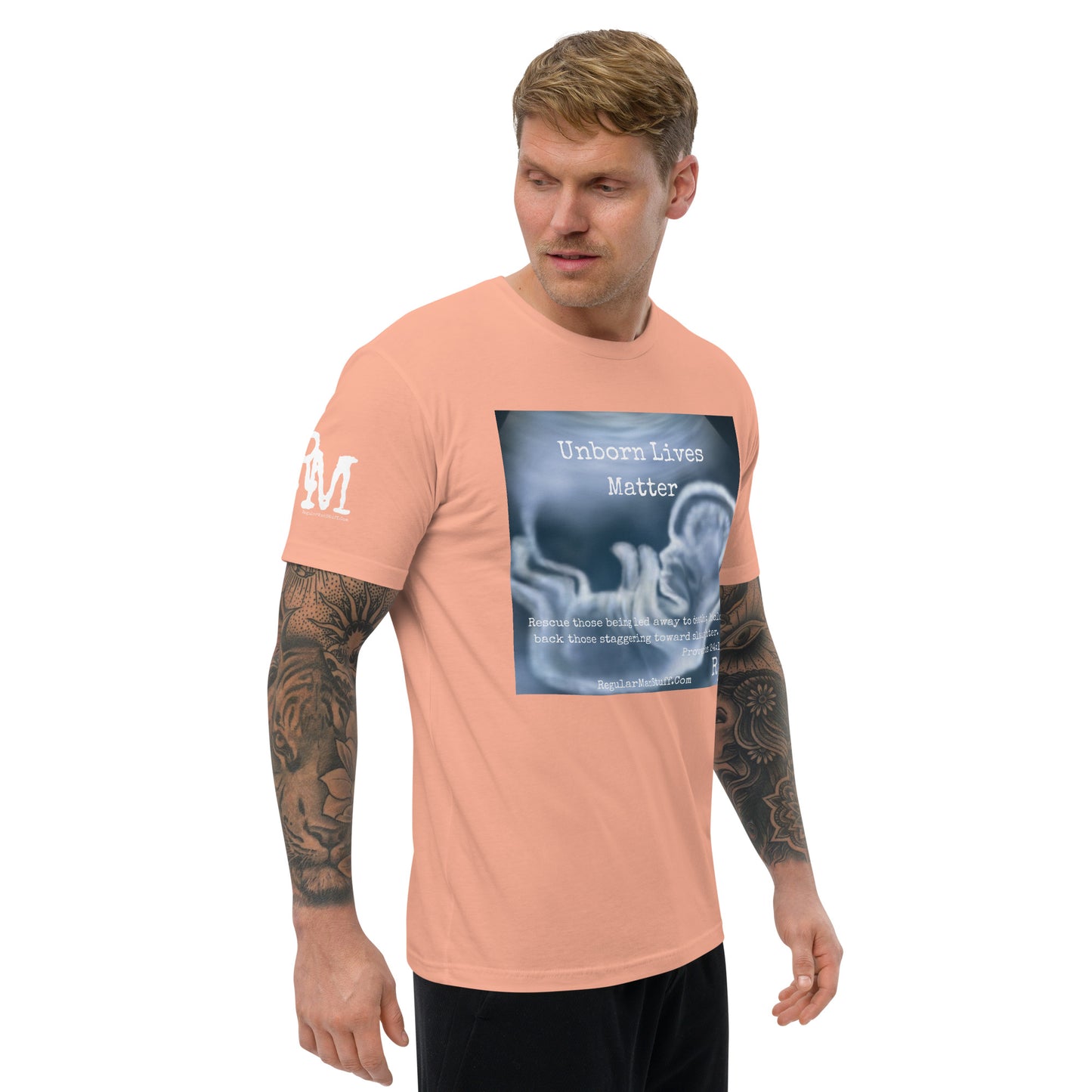 Unborn Lives Matter Men's Fitted S/S T-shirt