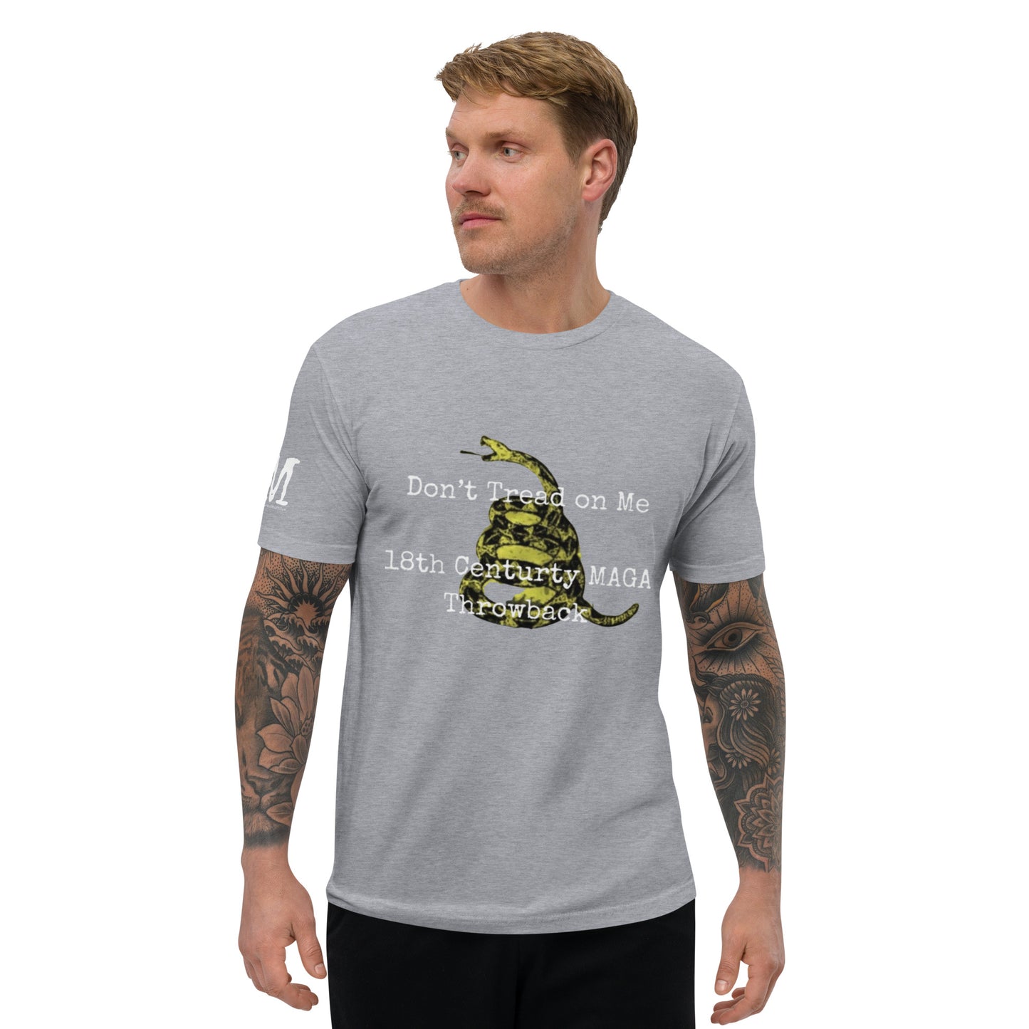 MAGA Gadsden Men's Fitted S/S T-shirt