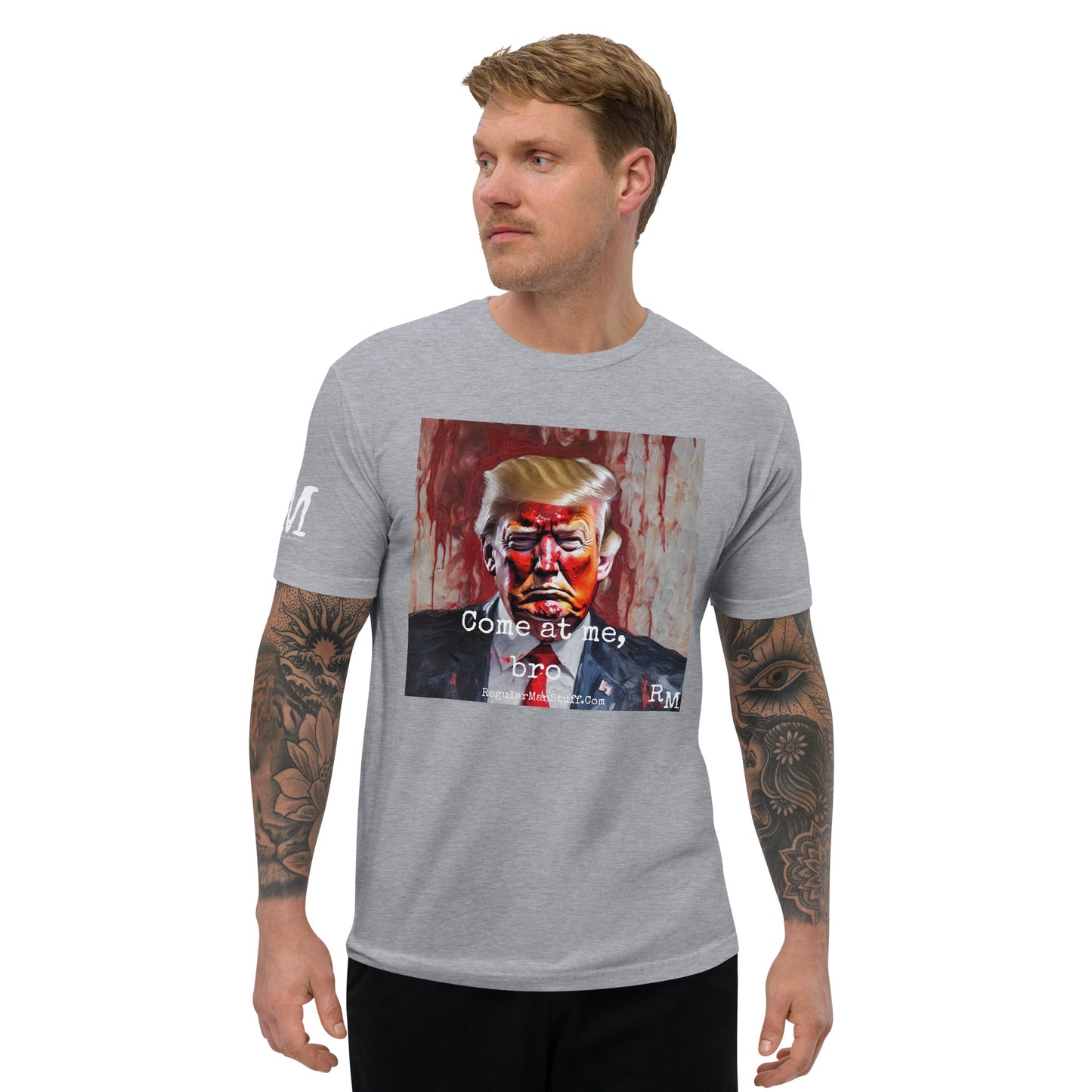 MAGA Come at Me, Bro Fitted SS T-shirt