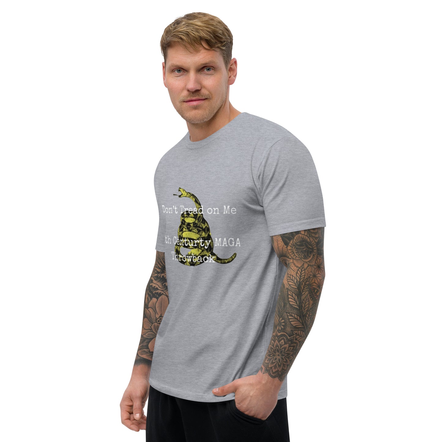 MAGA Gadsden Men's Fitted S/S T-shirt