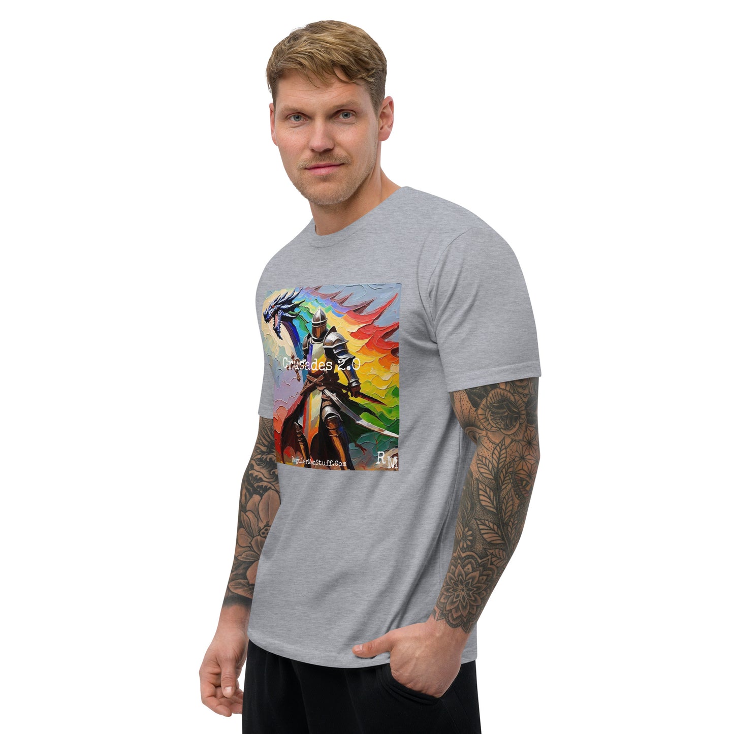 Crusades 2.0 Men's Fitted S/S T-Shirt