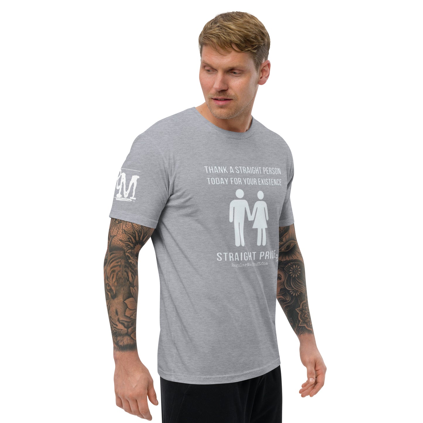 Straight Pride Fitted Men's S/S T-shirt