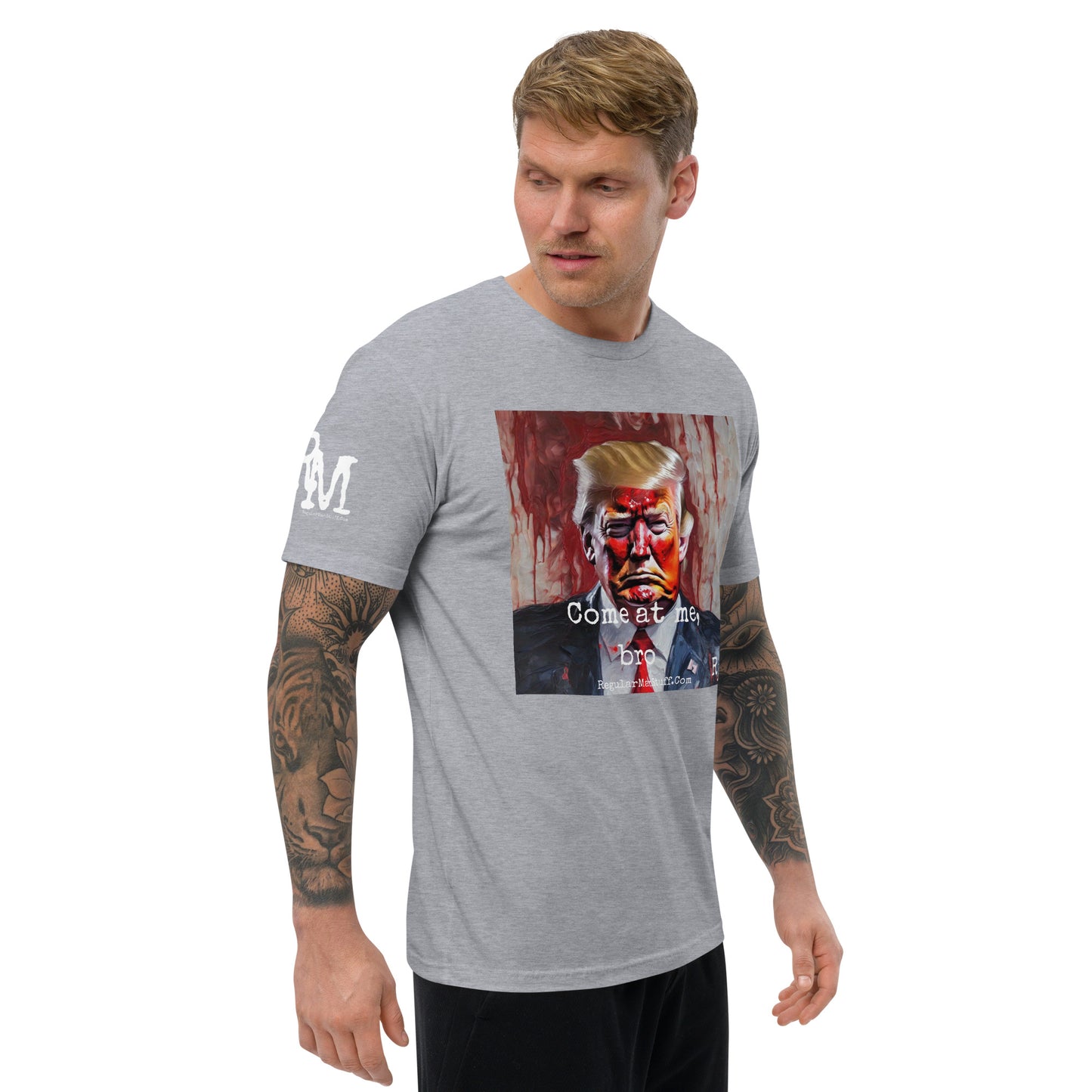 MAGA Come at Me, Bro Fitted SS T-shirt