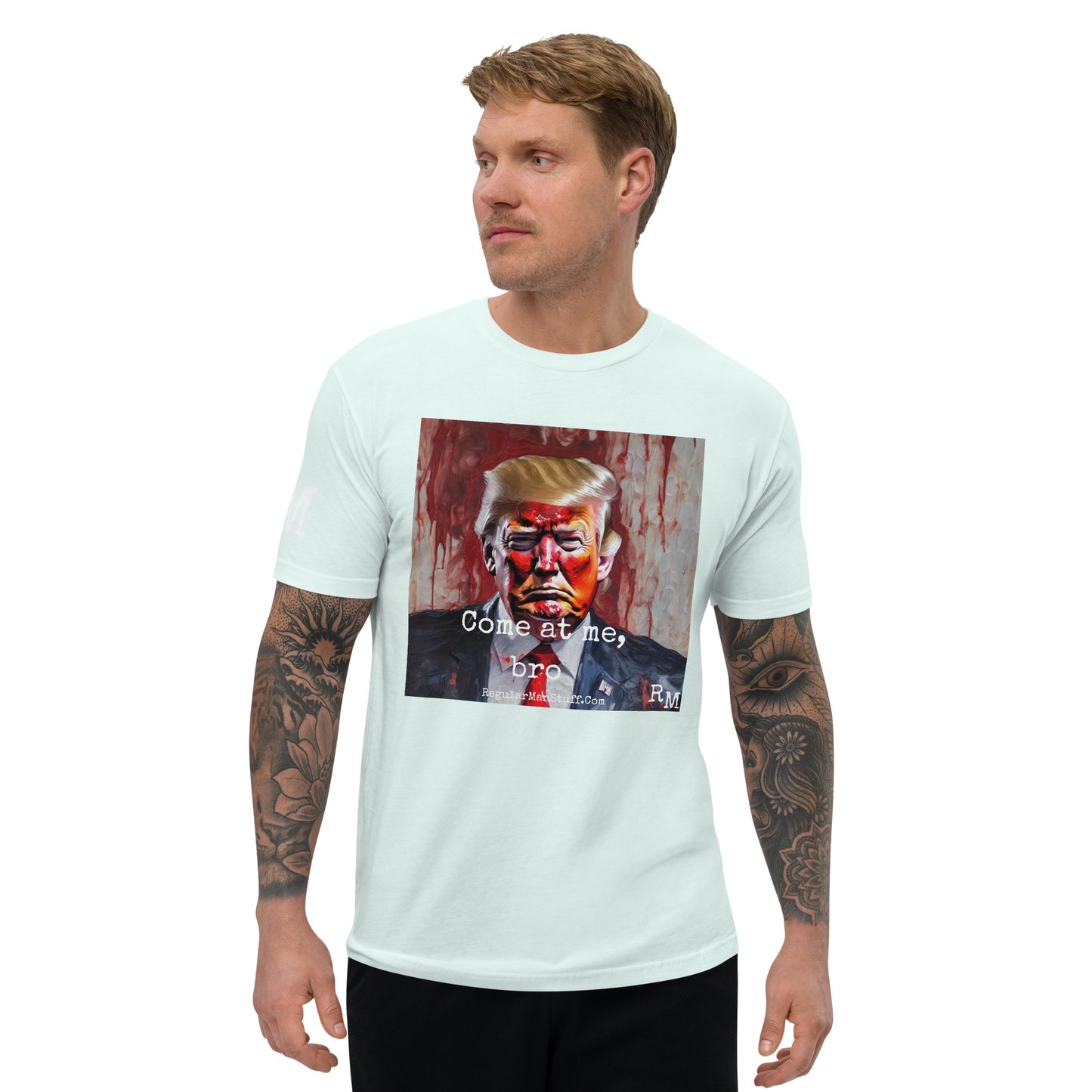 MAGA Come at Me, Bro Fitted SS T-shirt