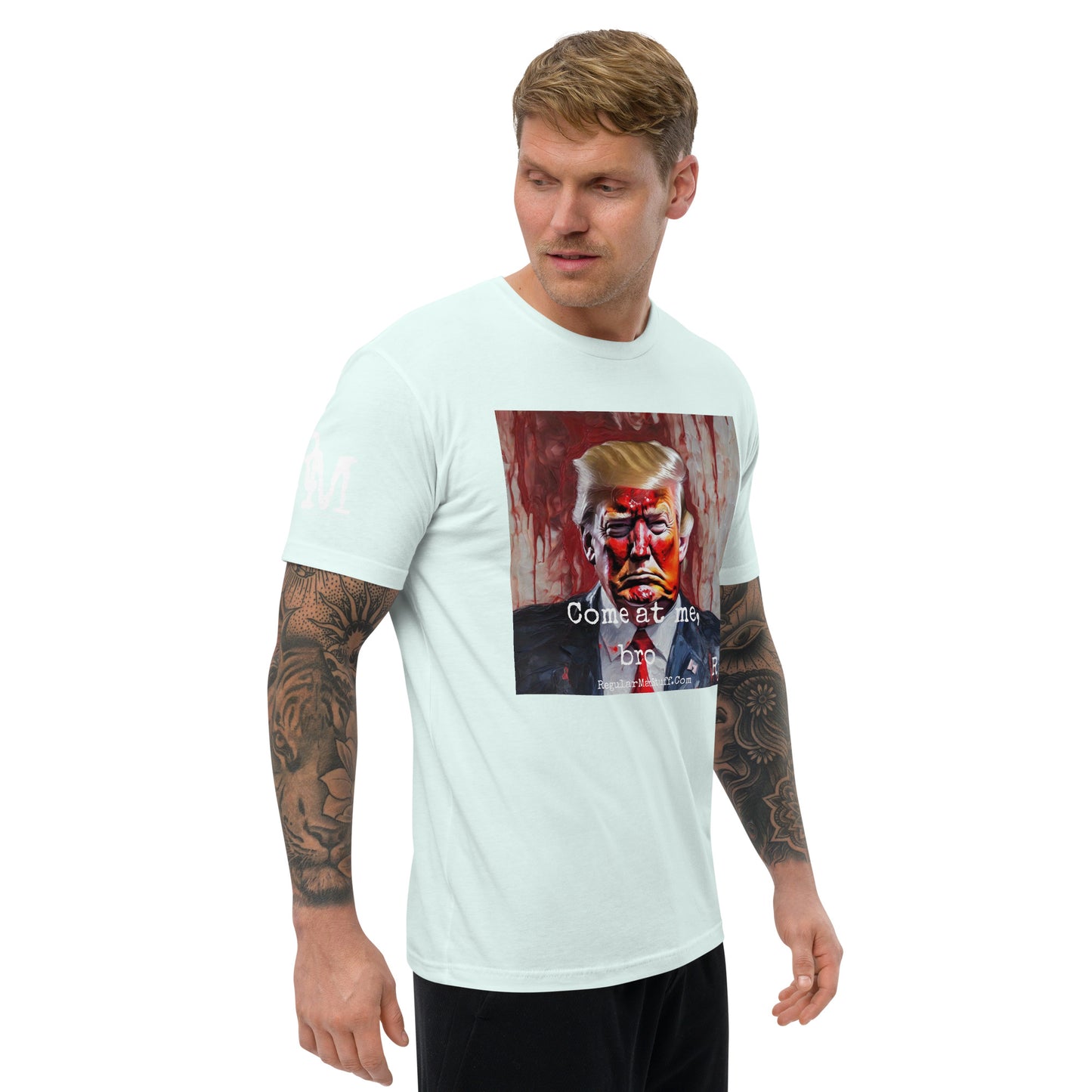 MAGA Come at Me, Bro Fitted SS T-shirt