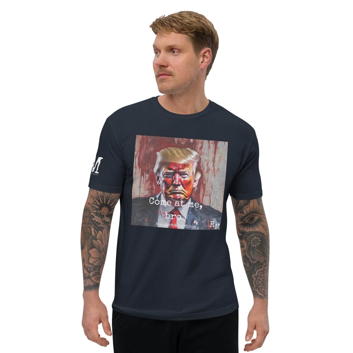 MAGA Come at Me, Bro Fitted SS T-shirt