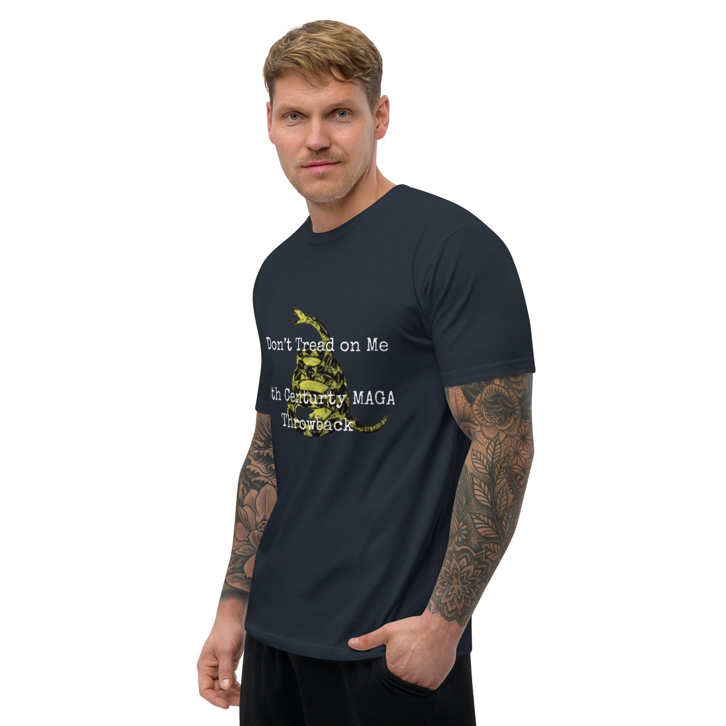 MAGA Gadsden Men's Fitted S/S T-shirt