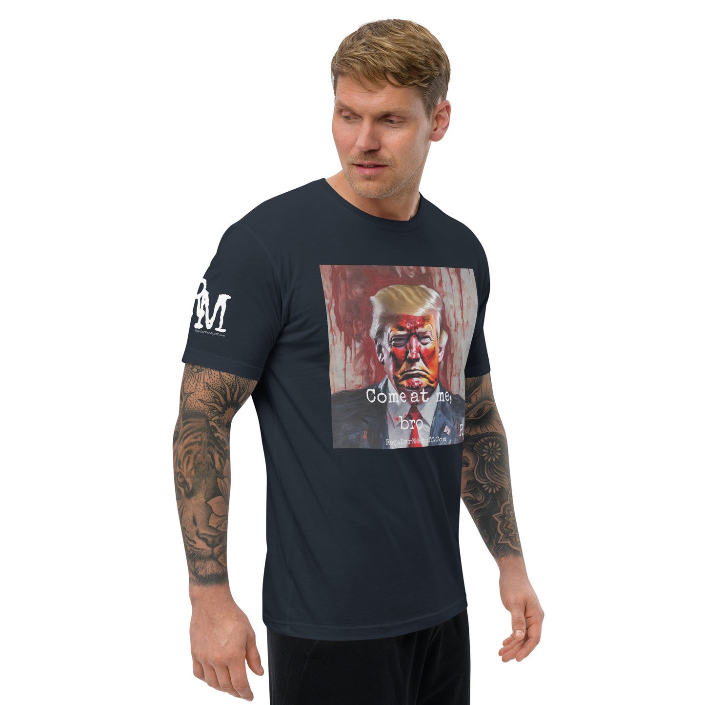 MAGA Come at Me, Bro Fitted SS T-shirt