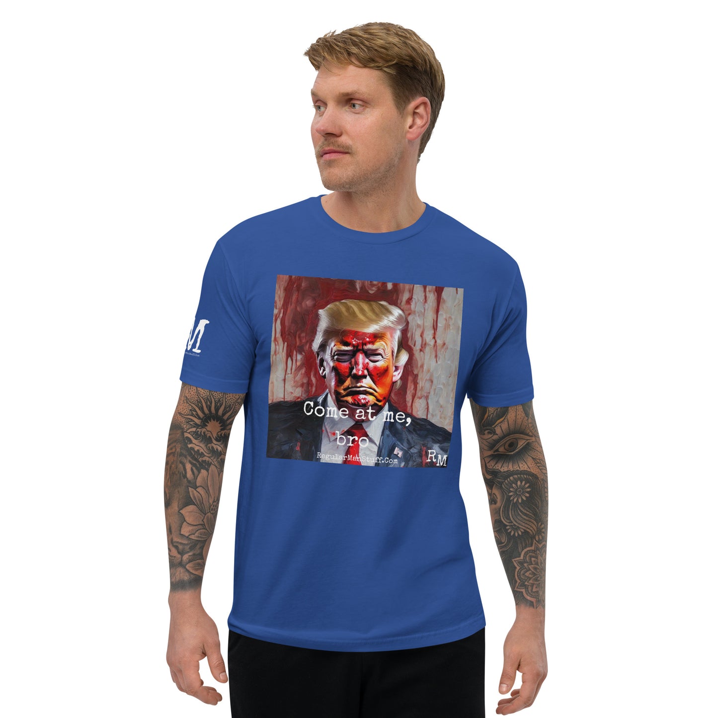 MAGA Come at Me, Bro Fitted SS T-shirt