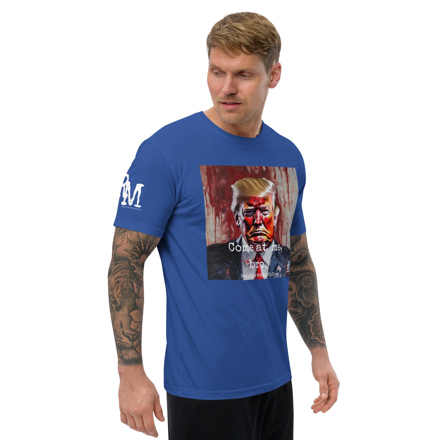 MAGA Come at Me, Bro Fitted SS T-shirt