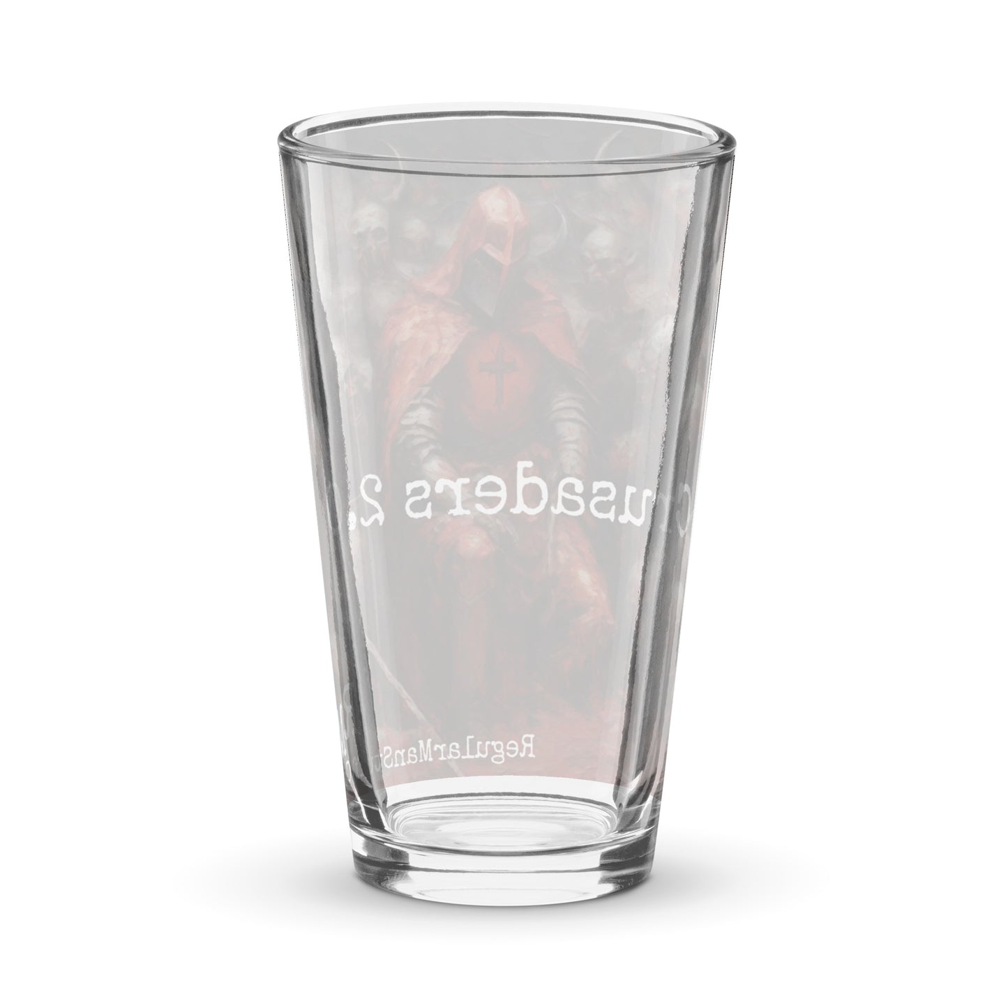 Crusaders 2.0 Shaker pint glass