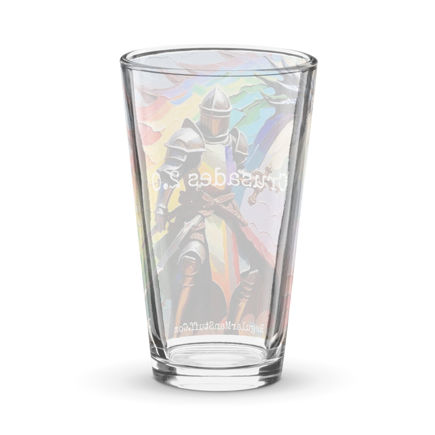 Crusaders 2.0 Shaker pint glass